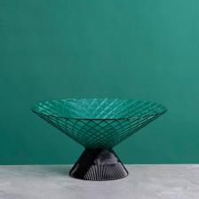 Мебель и интерьер/Вазы Cloyd MESO Vase / Ø25 см - зелен. стекло (арт.50023)