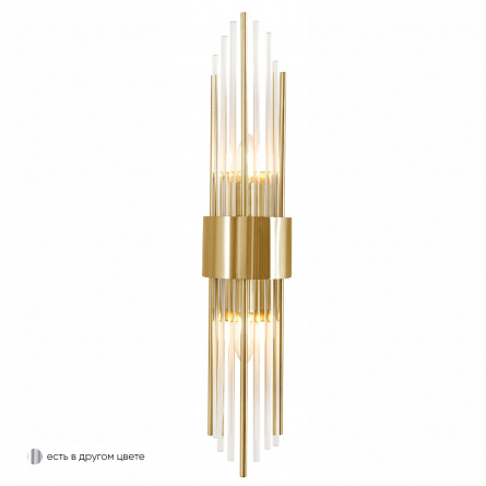 Бра Crystal Lux ATENTO AP2 BRASS/TRANSPARENTE фото 1