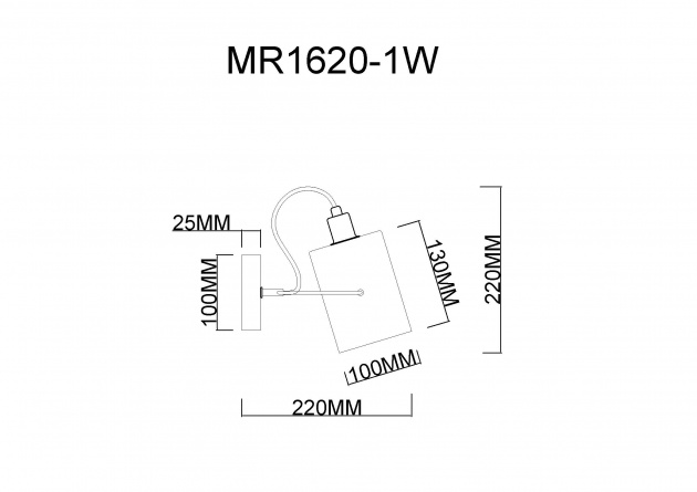 Бра Sara MR1620-1W фото 2